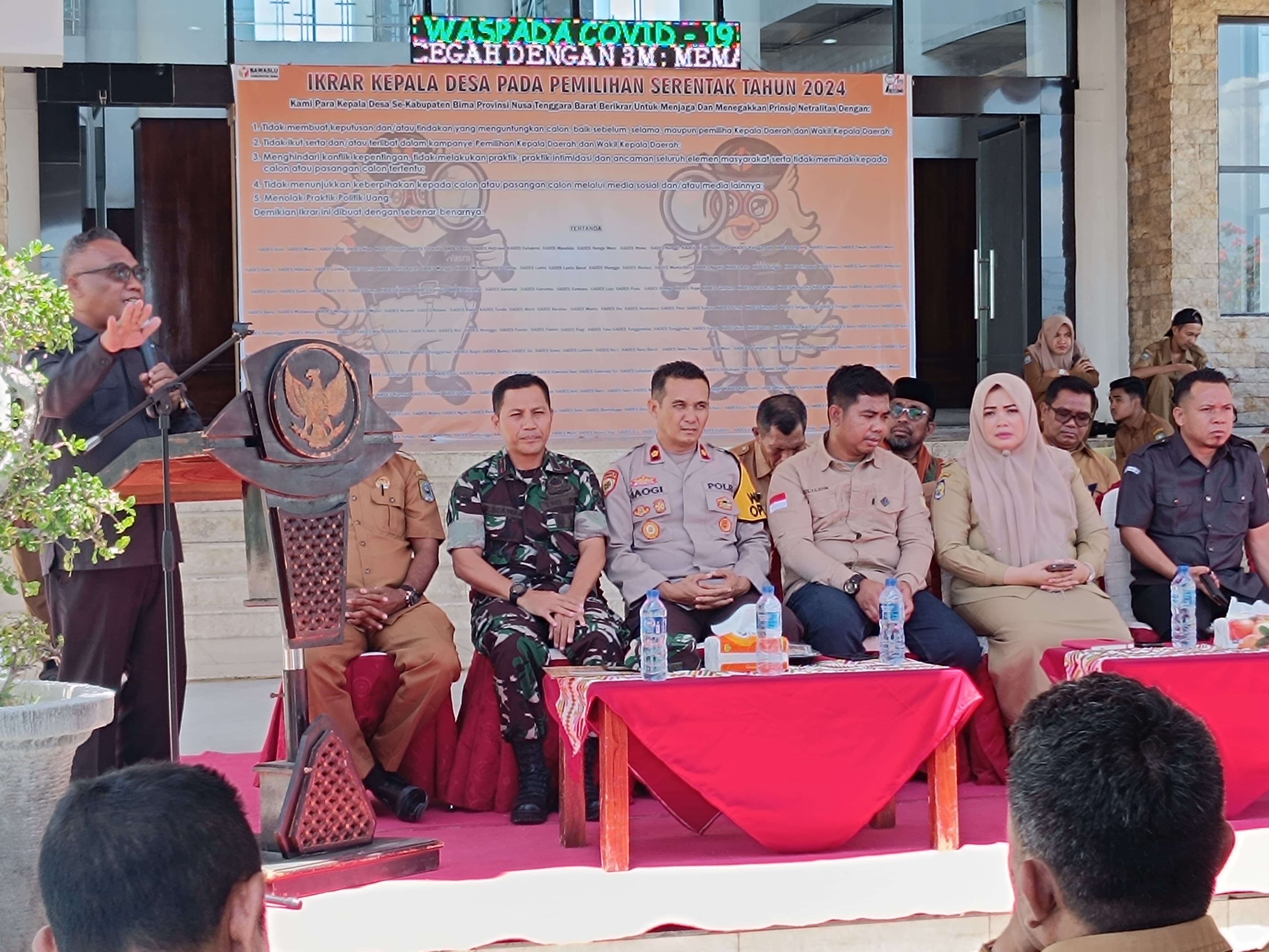 Ketua Bawaslu Kabupaten Bima Junaidin, S.Pd,M.H 