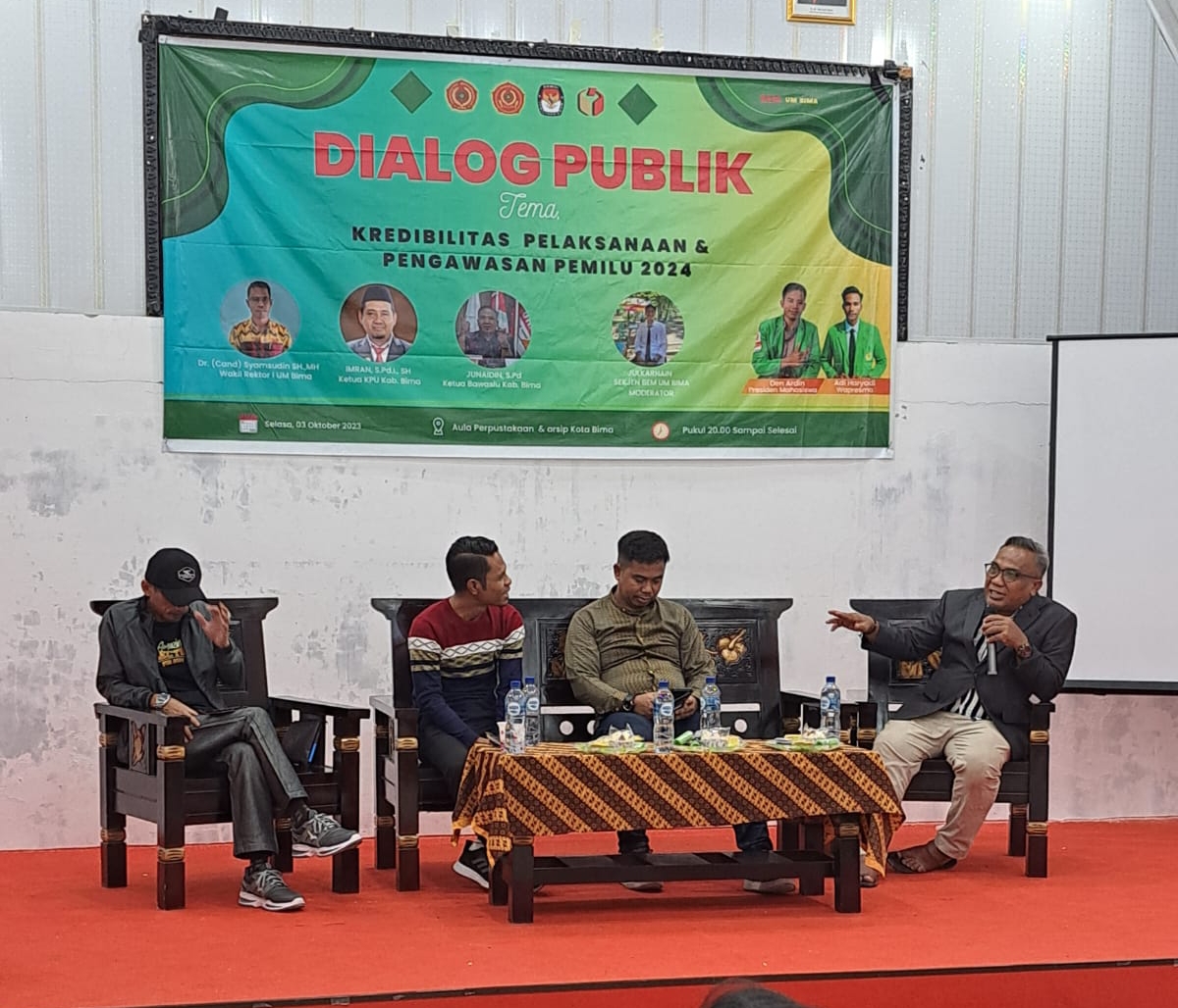 Dialog Publik, Bawaslu Pacu Semangat Mahasiswa Awasi Pemilu