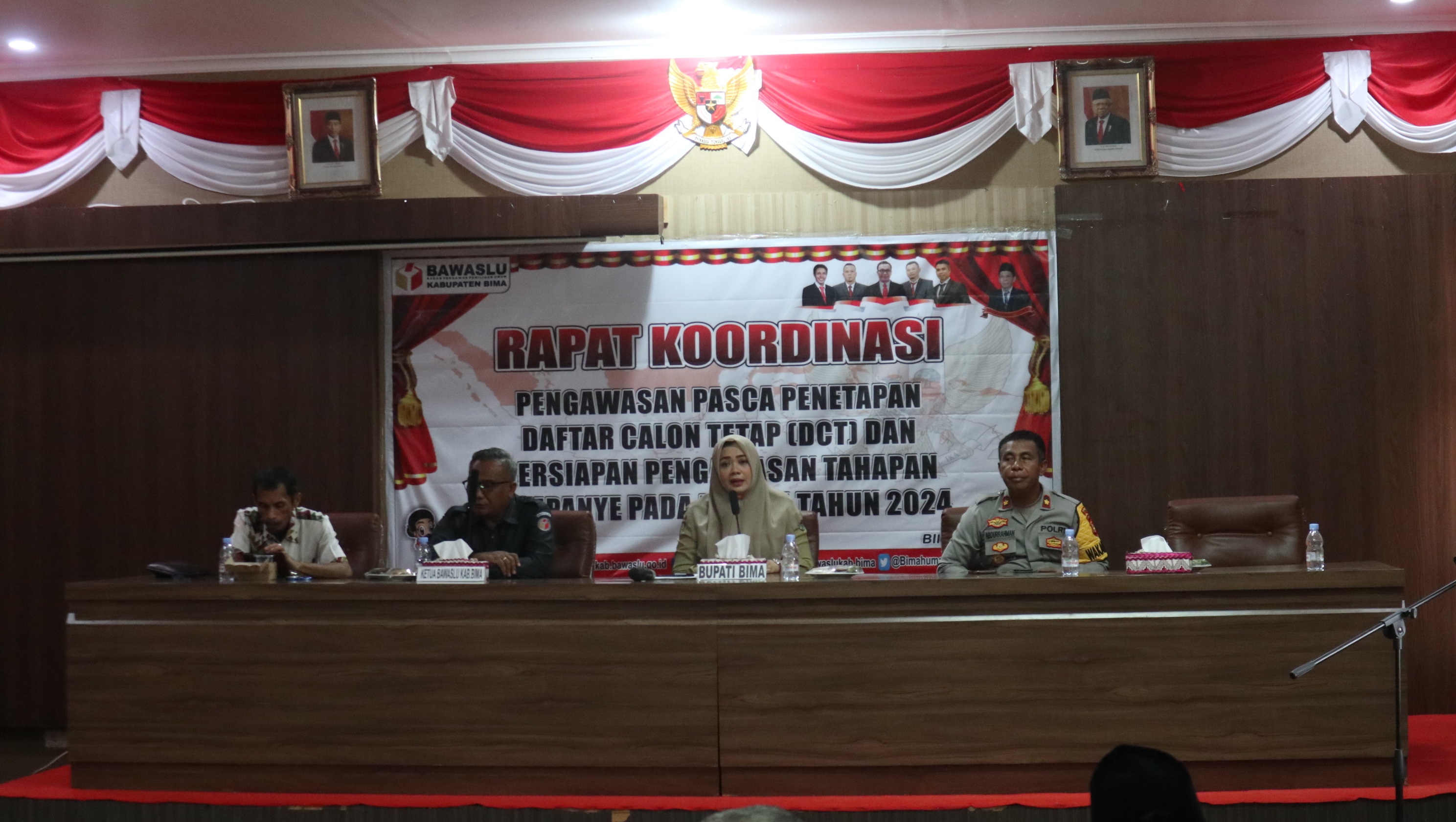 Pasca DCT, Bawaslu Bima Koordinasi dengan Pemkab dan Parpol