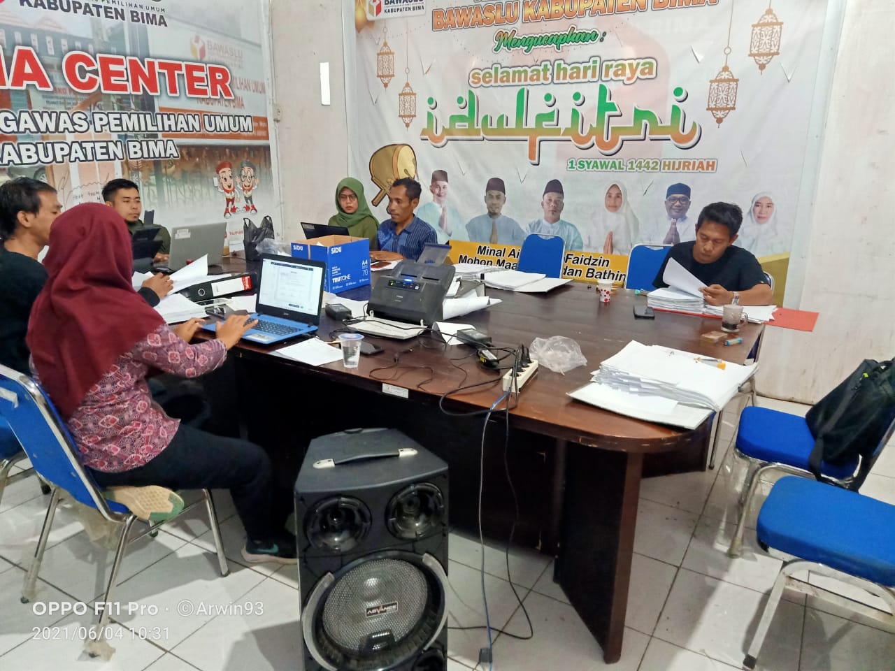 Hadapi Audit Internal, Bawaslu Bima Siapkan Data