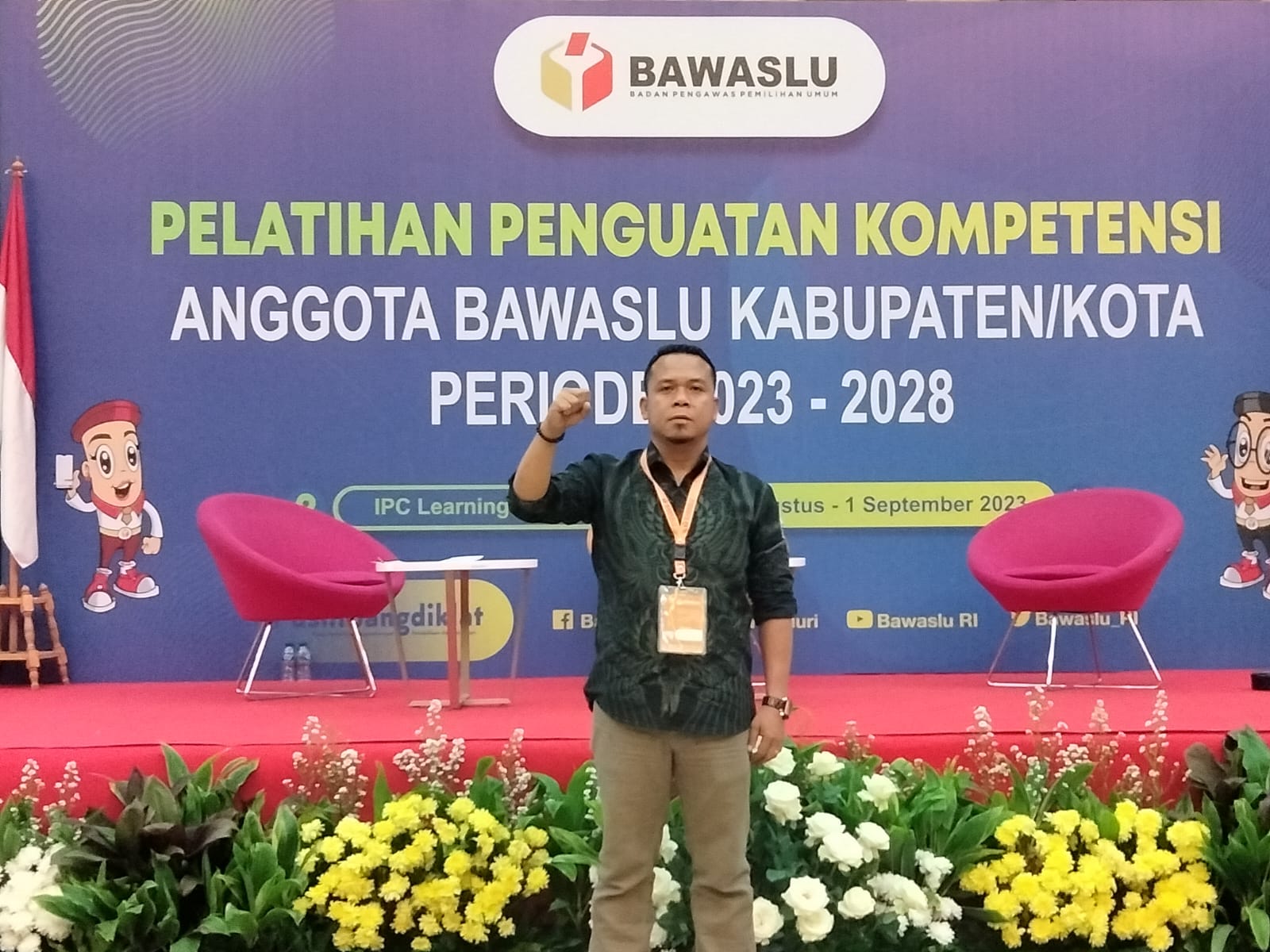 Ikuti Pelatihan Penguatan Kompetensi Bawaslu, Abdullah Menjadi Peserta Terbaik