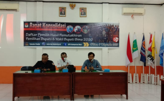 Konsolidasi Daftar Pemilih Hasil Pemutakhiran, Ini Pesan Bawaslu Kabi untuk KPU